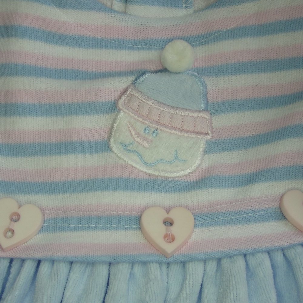 3 for $18...Peaches N Cream Snowman Dress - Picture 2 of 4
